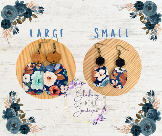 Blue Blossom earrings