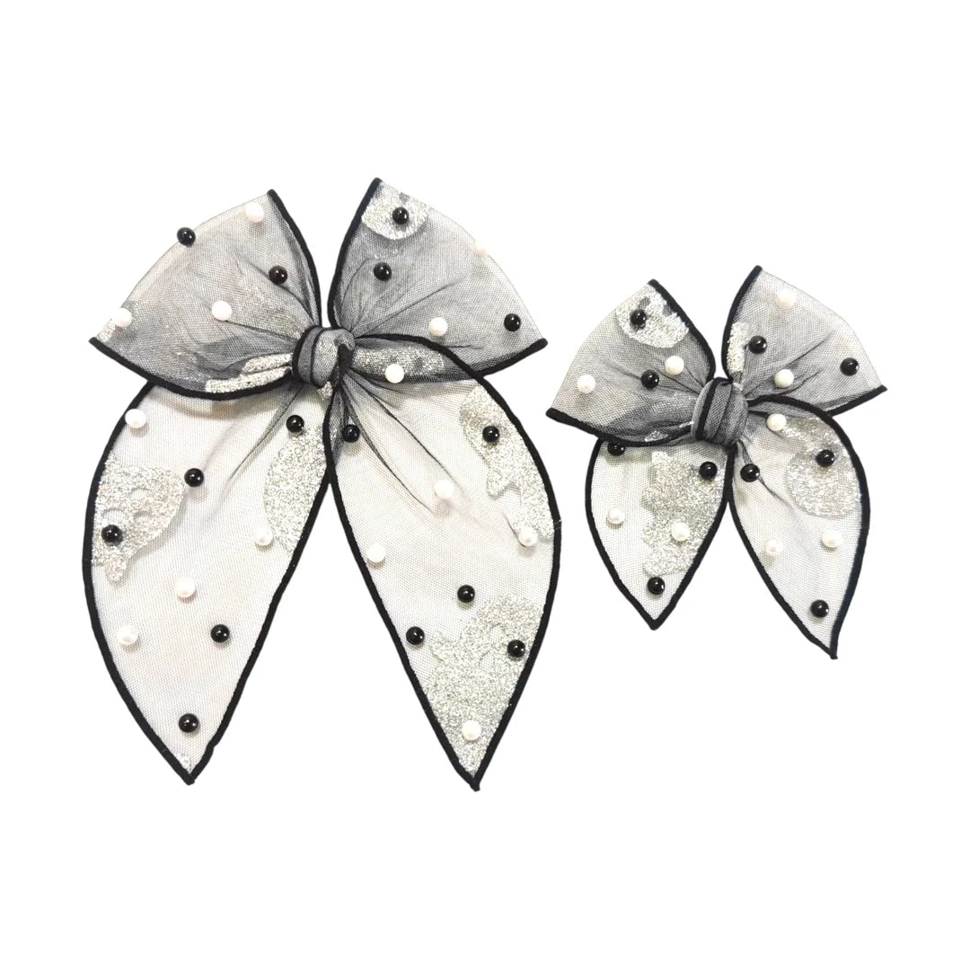 Halloween bling Tulle bows. PREORDER
