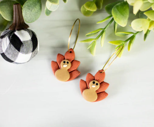 Turkey clay earrings