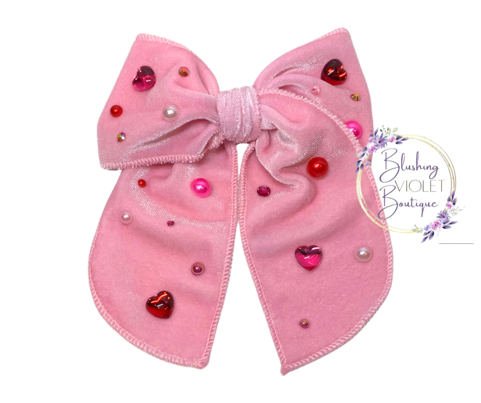 Heart breaker velvet bling Accessories