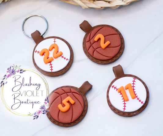 Clay Sports Keychain Collection