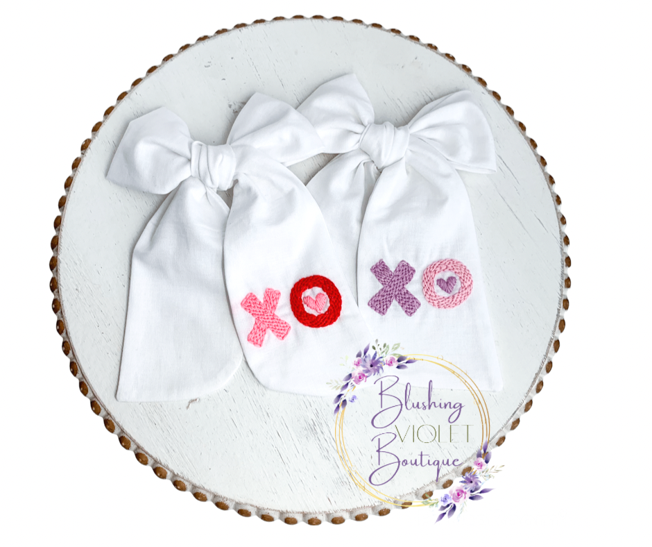 XO hand embroidery