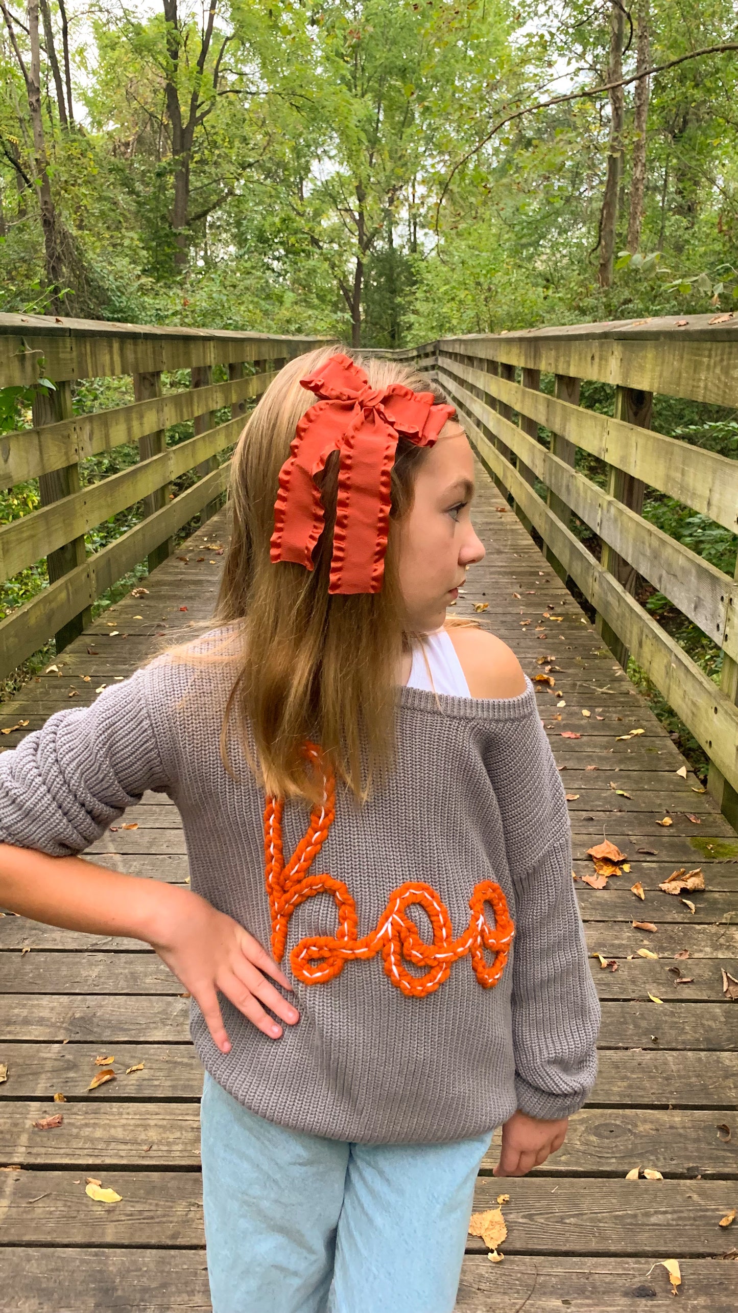Autumn Rainbow Double Ruffle