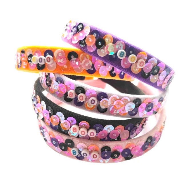 Halloween sequin headbands