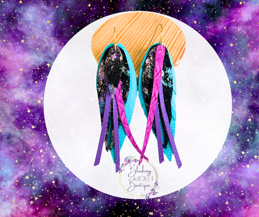 Galaxy feathers