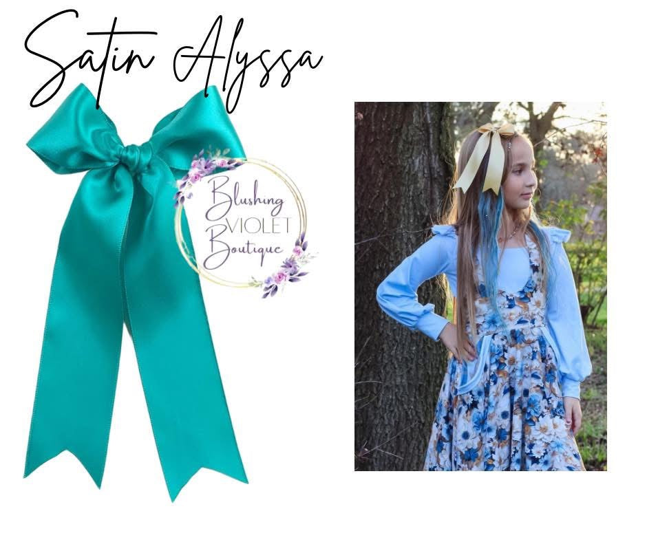 Never Ending Rainbow Satin Bow