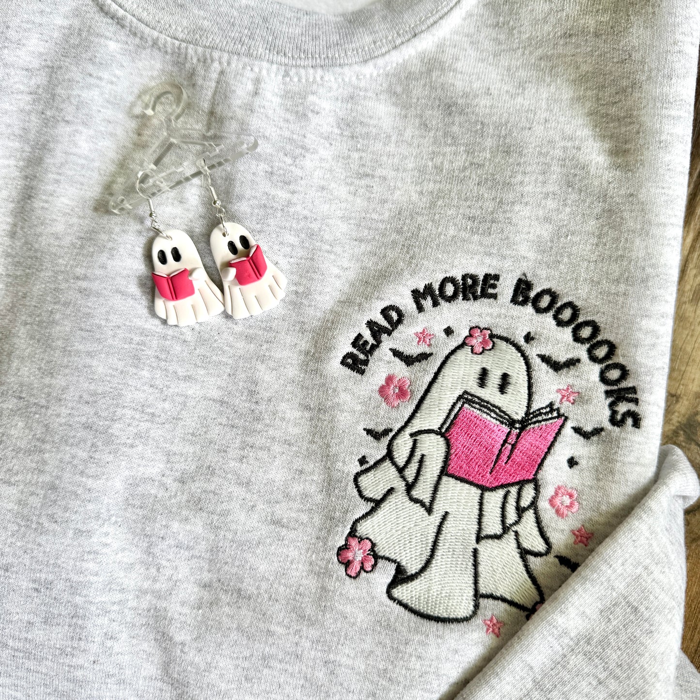 Read More Boooks Embroidered top