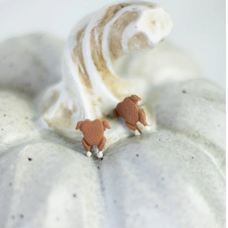 Thankful clay earrings