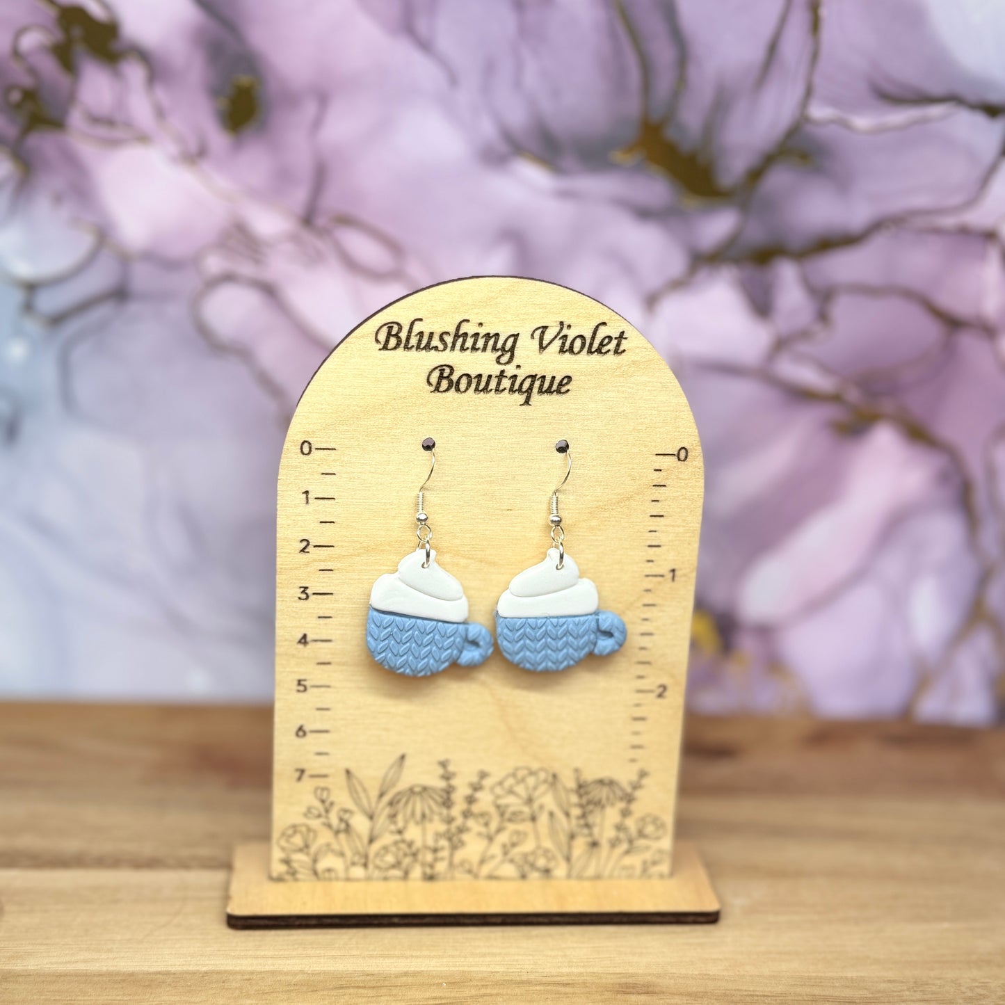 Winter Blues ❄️Dangles❄️ collection Clay earring