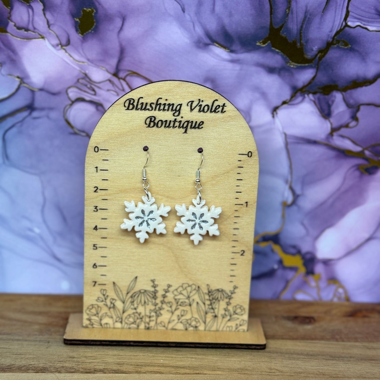 Winter Blues ❄️Dangles❄️ collection Clay earring