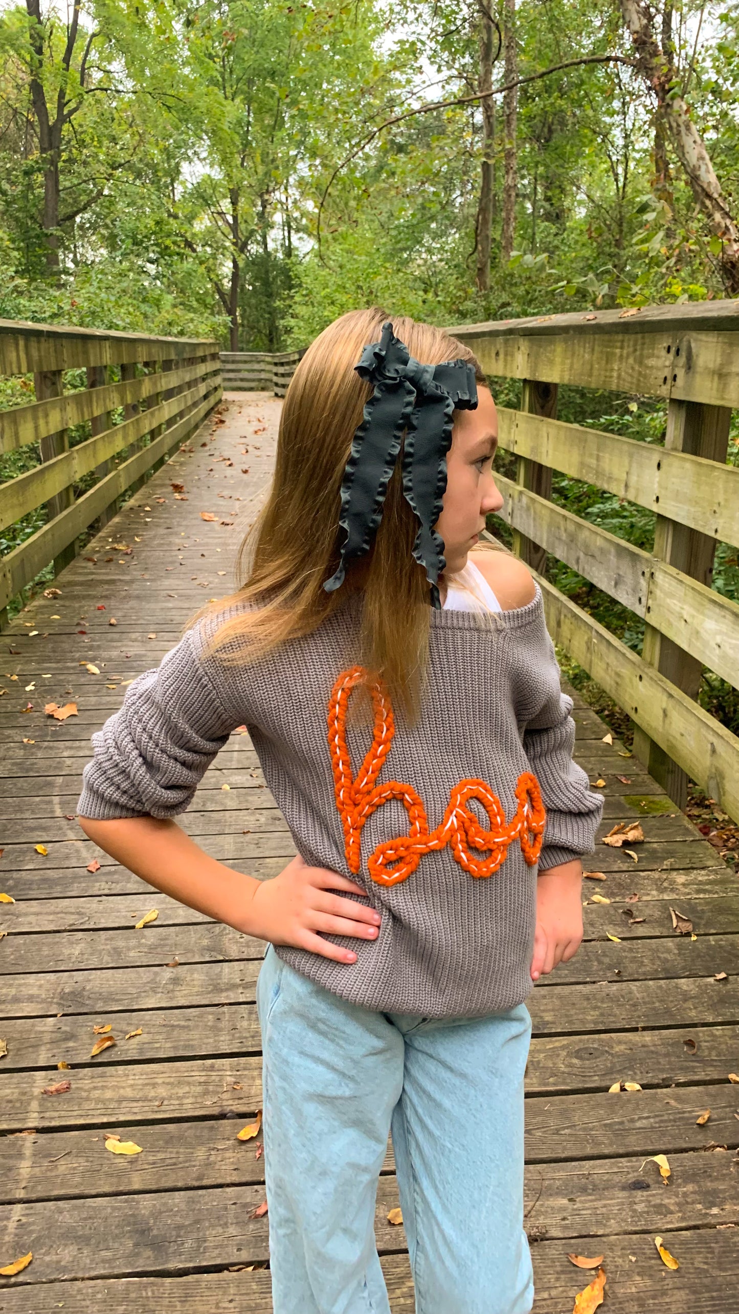 Autumn Rainbow Double Ruffle