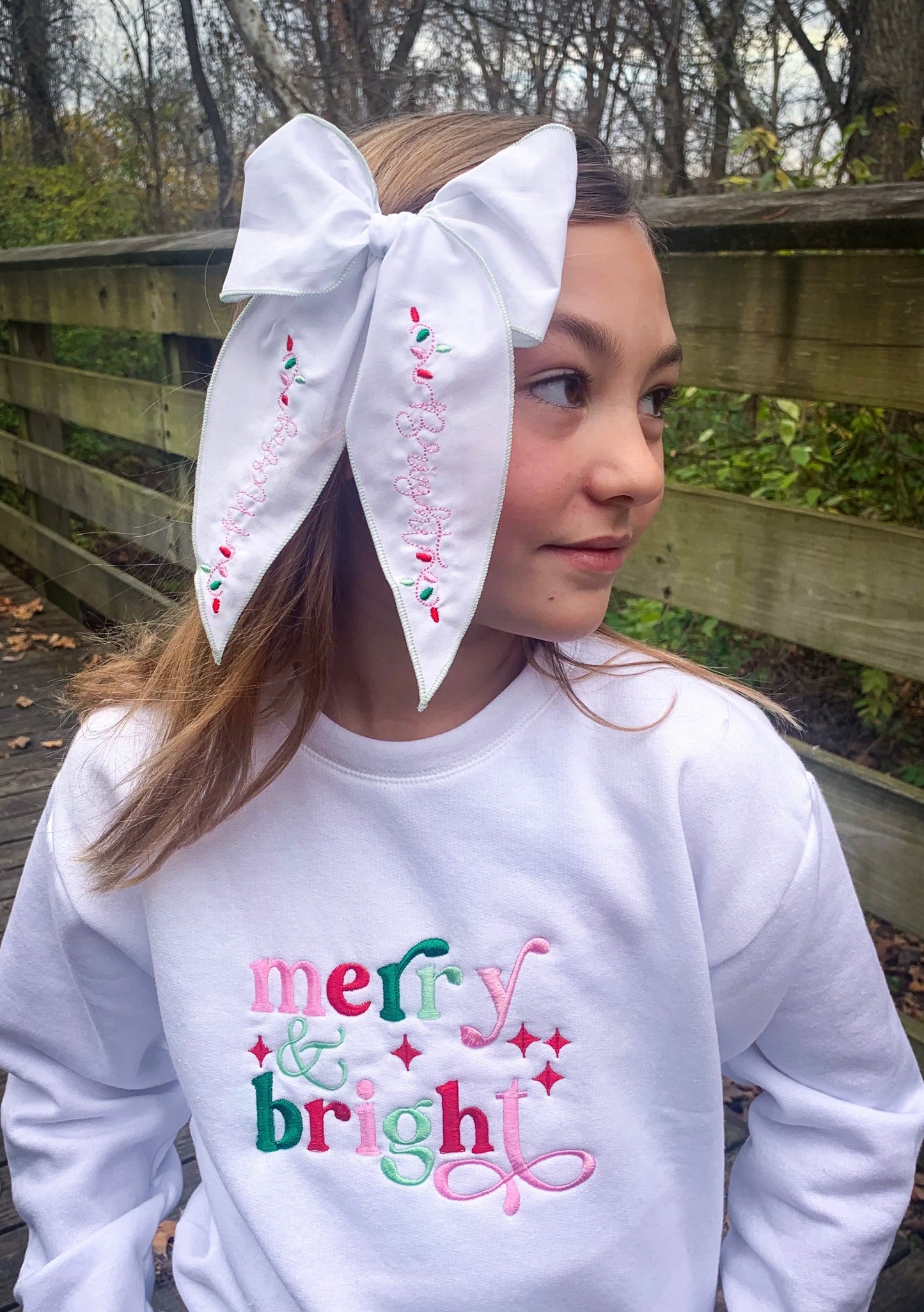 Merry & Bright bows