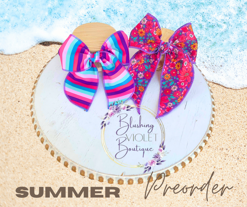 SWIM Summer Vibes Floral BOWS