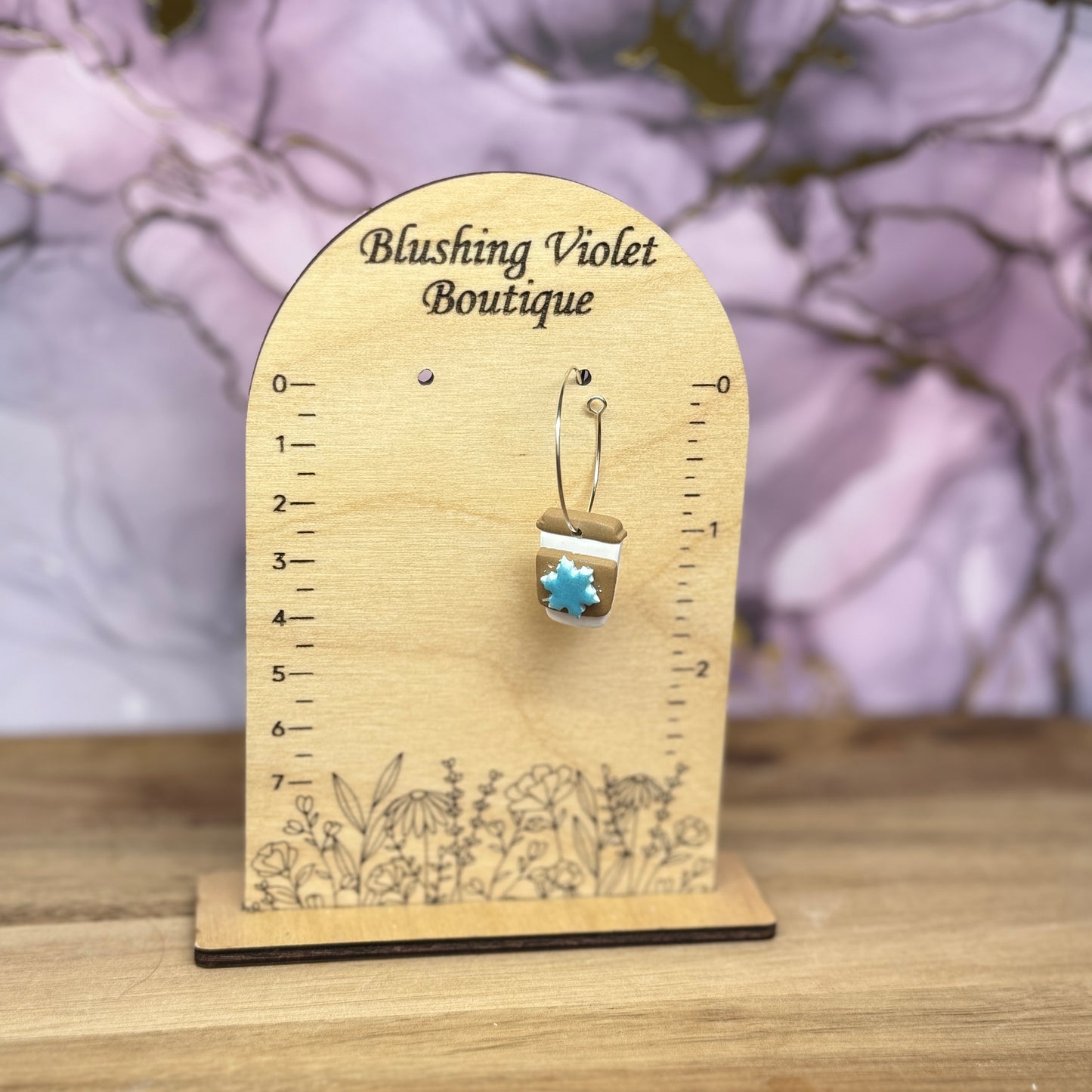 Winter Blues ❄️Dangles❄️ collection Clay earring