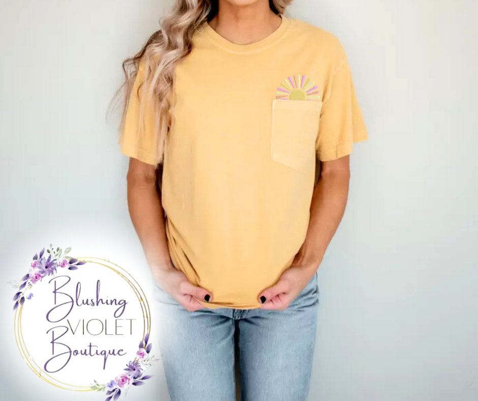 Pocket Full of Sunshine Embroidery
