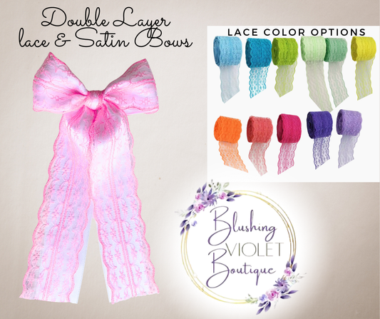 Double layer satin