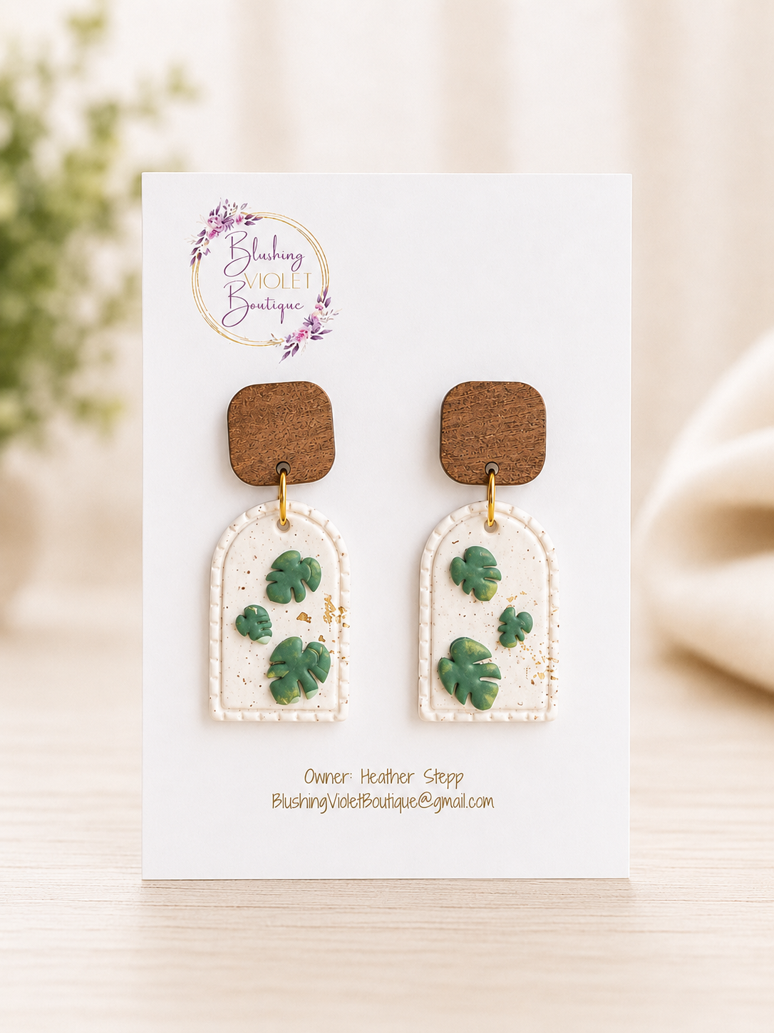 PRE-ORDER Coastal Summer ‘26 DANGLES Clay earrings