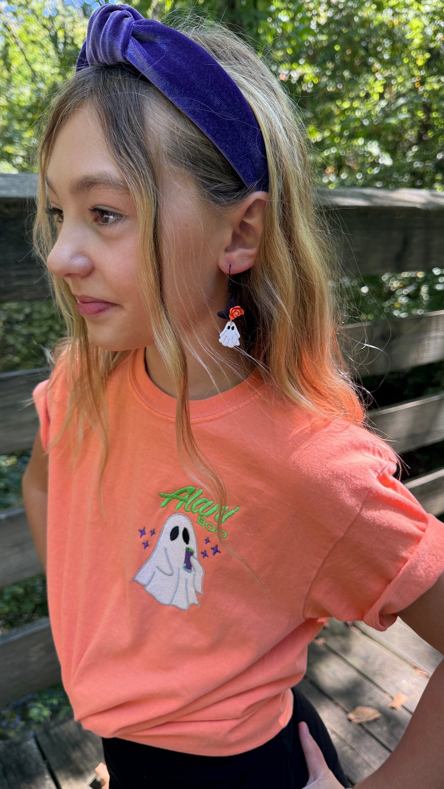 Alani Boo Embroidered Tops