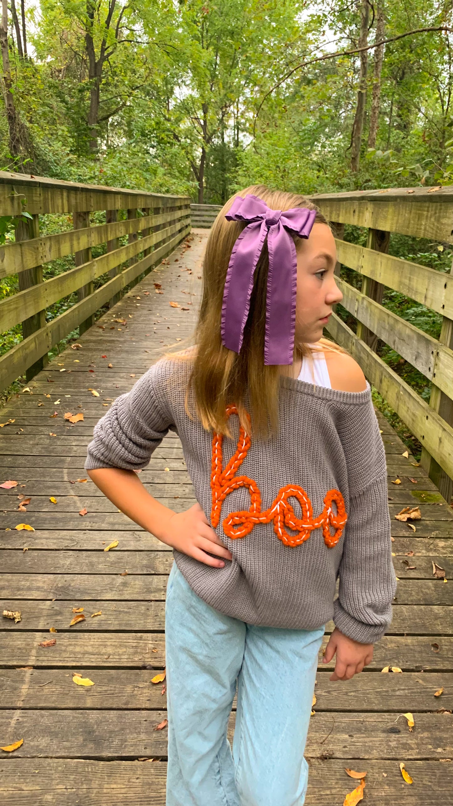 Autumn Rainbow Double Ruffle