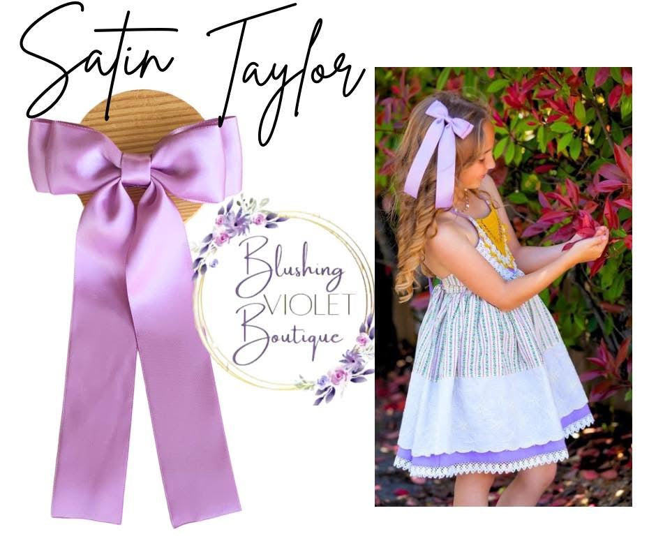 Never Ending Rainbow Satin Bow