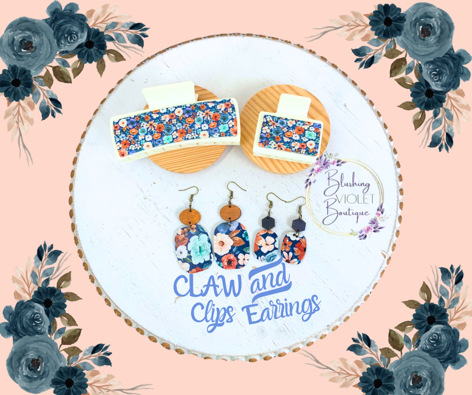 Blue Blossom earrings