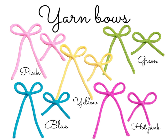 Spring Yarn Bows