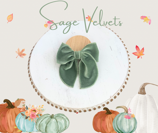 Sage velvet Accessories
