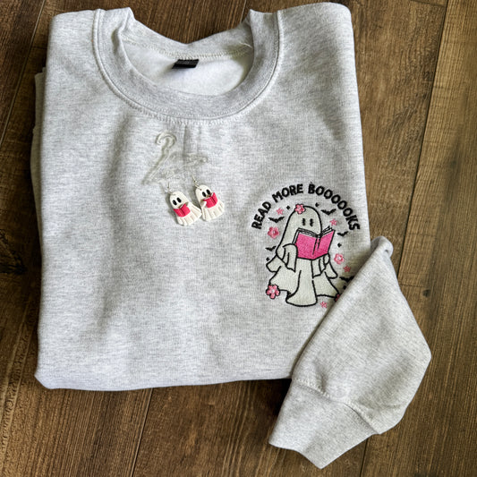 Read More Boooks Embroidered top