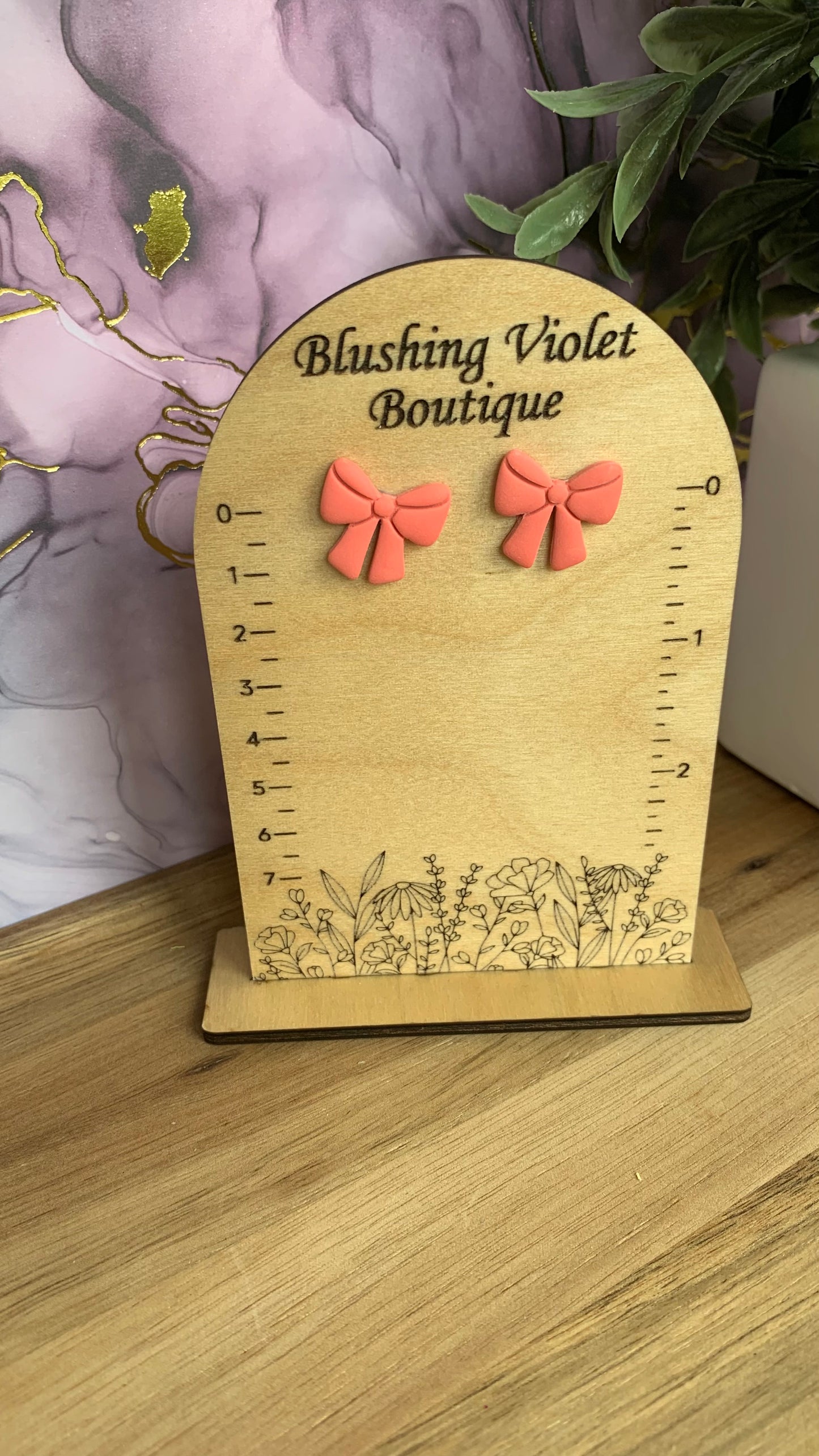 Tropical Dreams bow earrings