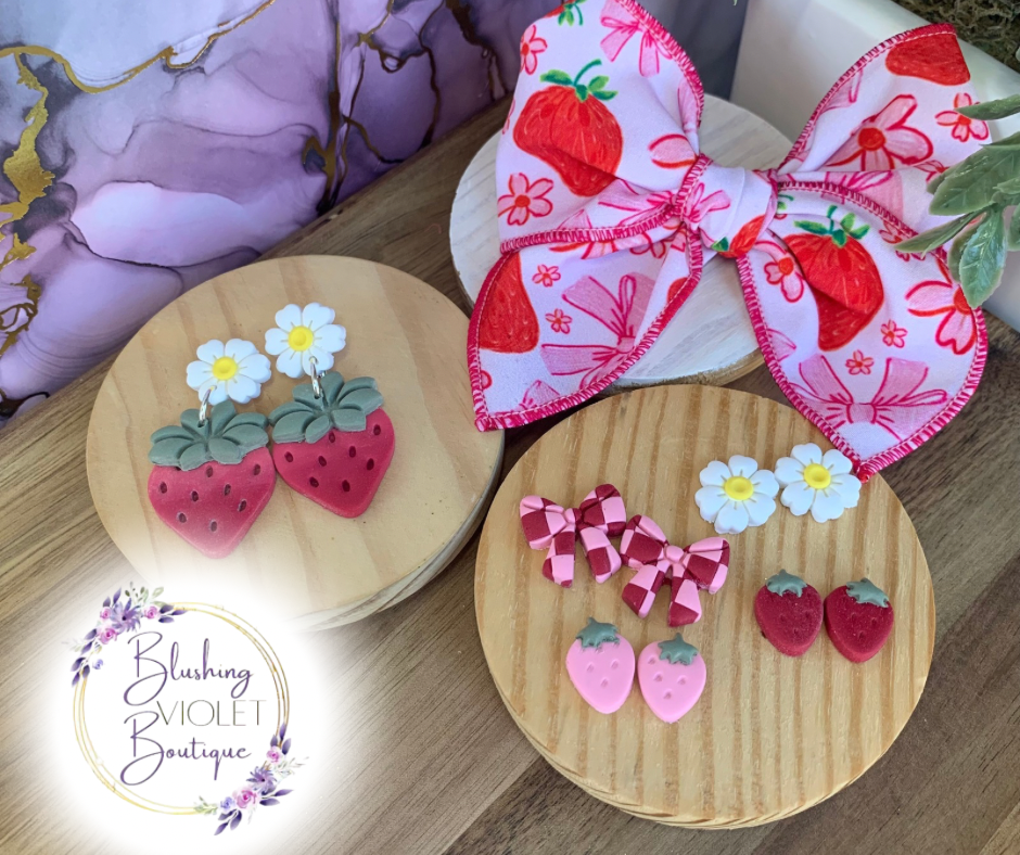 Summer Strawberry {and more}studs