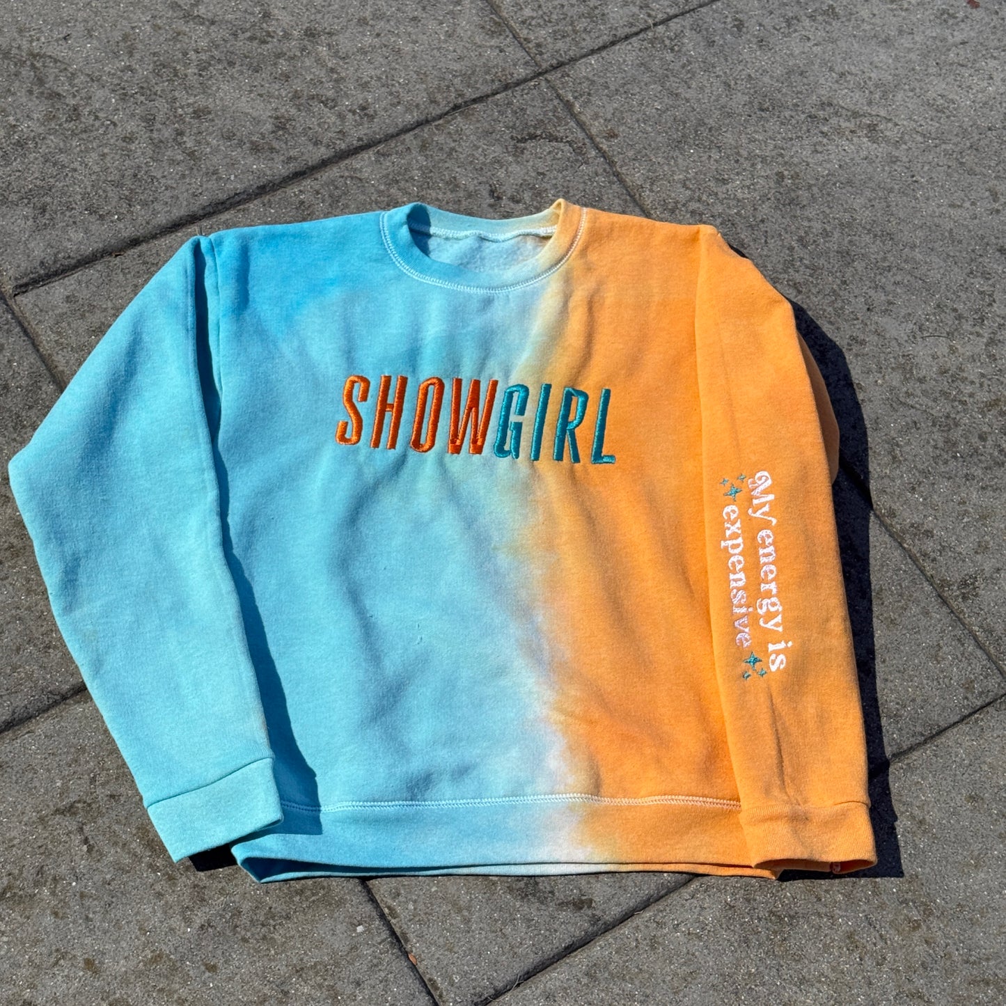 Show Girl embroidery sweatshirt ADULT