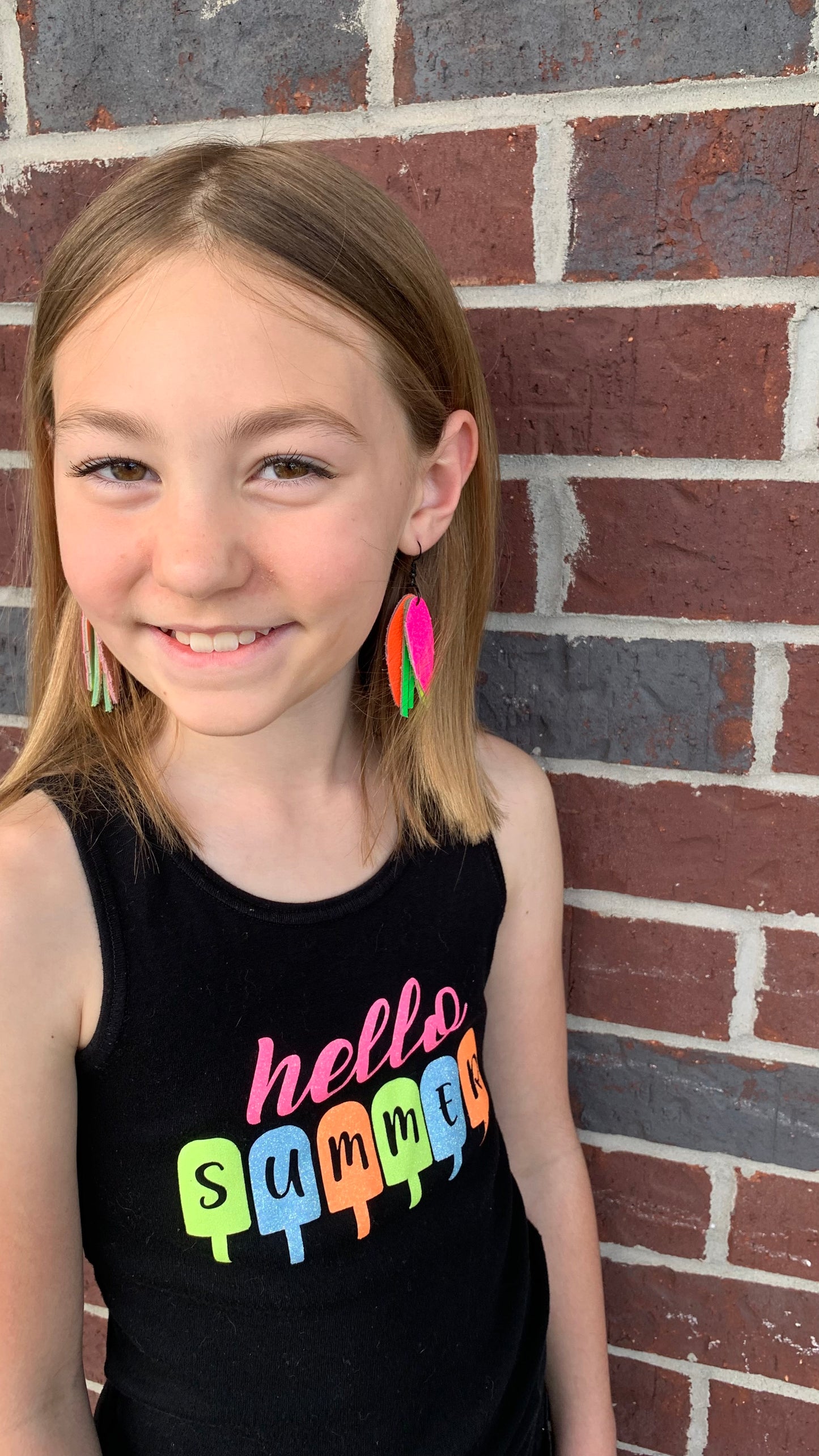 Neon feathers