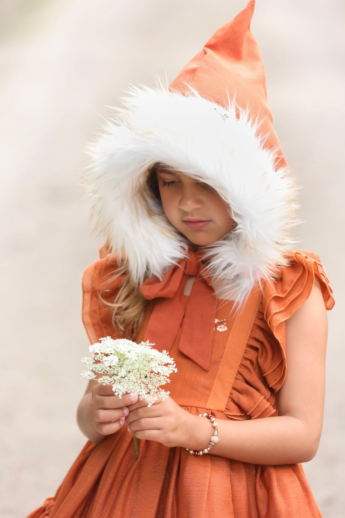 Autumn breeze Reversible Pixie Bonnet