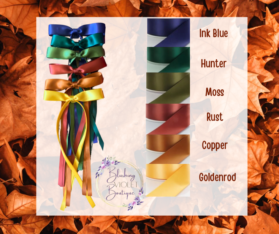 Autumn Rainbow satin Dainty Taylors