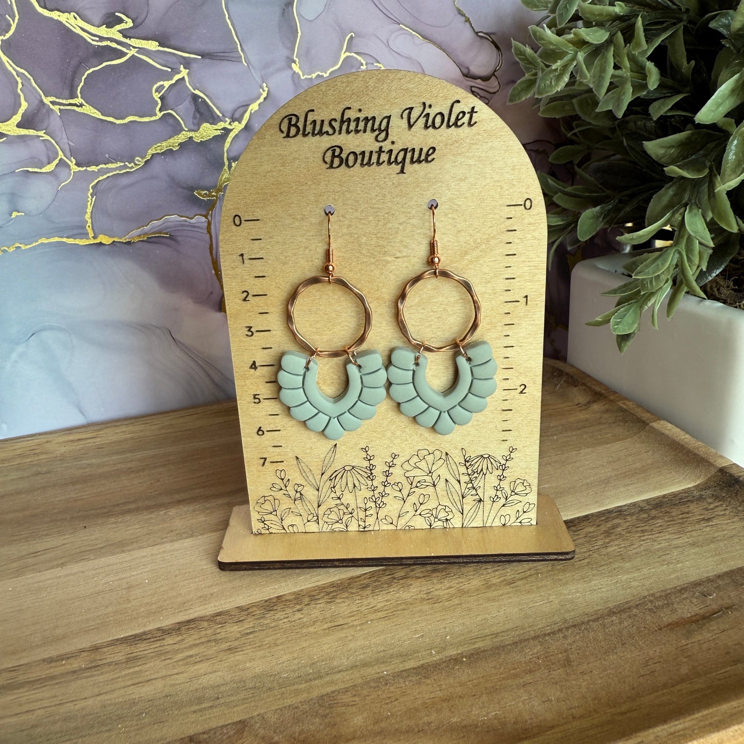 Aurora Clay earring