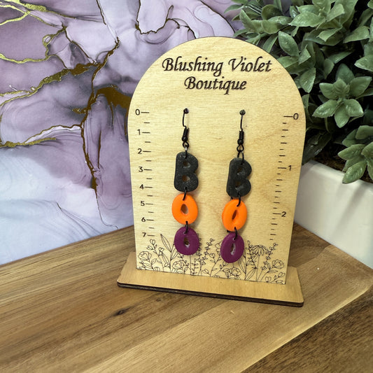 Boo Dangles clay earrings