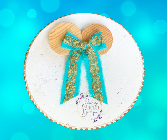 Aqua chiffon
