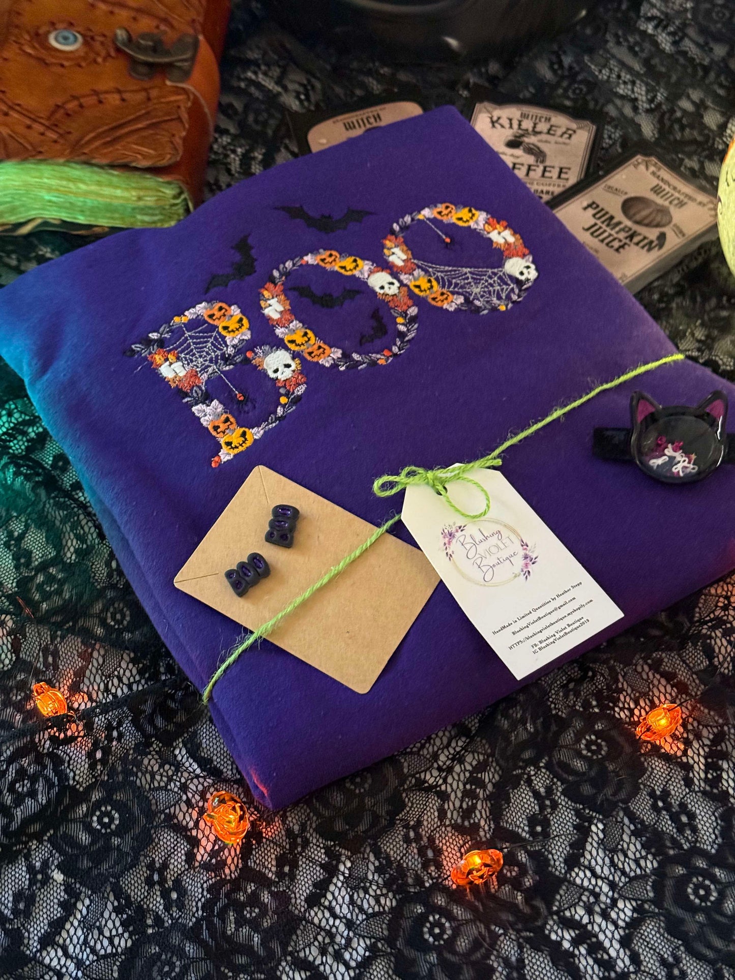 Boo Wreath Glow