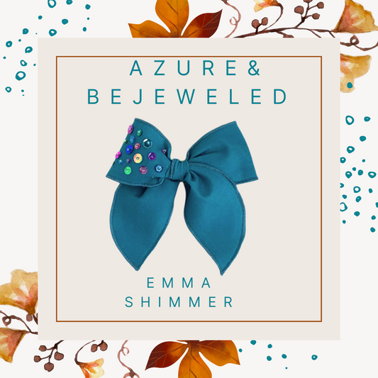 Azure Autumn Ablaze Shimmers
