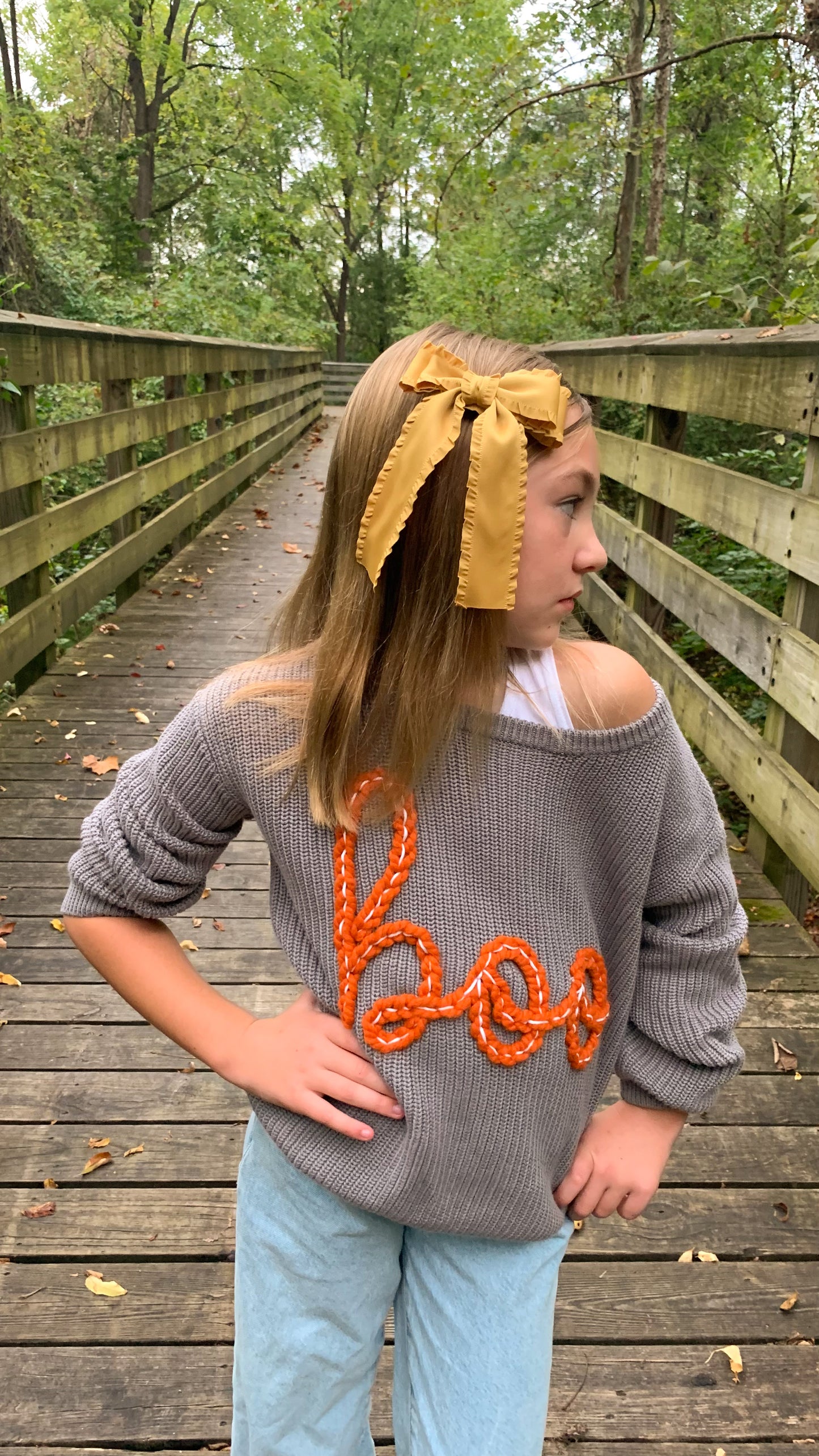 Autumn Rainbow Double Ruffle