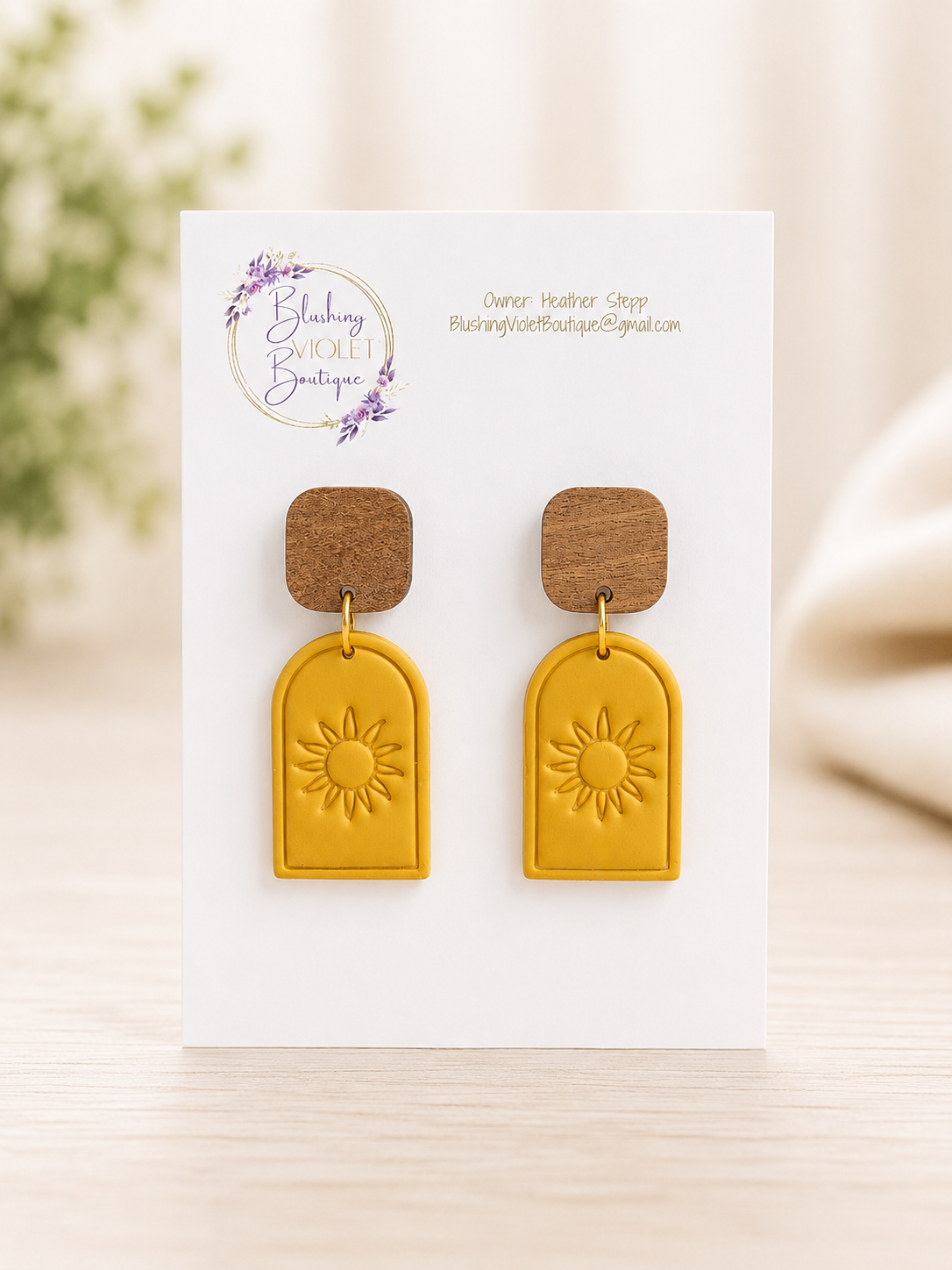 PRE-ORDER Coastal Summer ‘26 DANGLES Clay earrings
