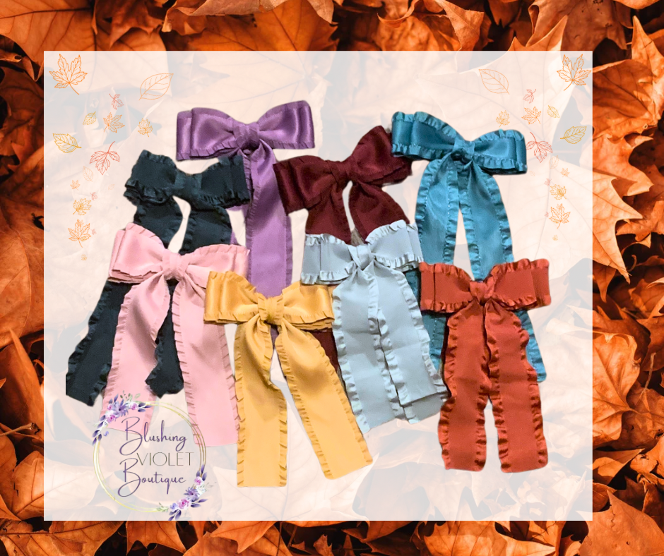 Autumn Rainbow Double Ruffle