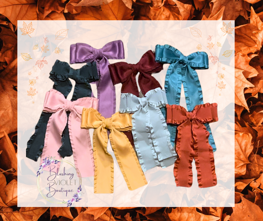 Autumn Rainbow Double Ruffle