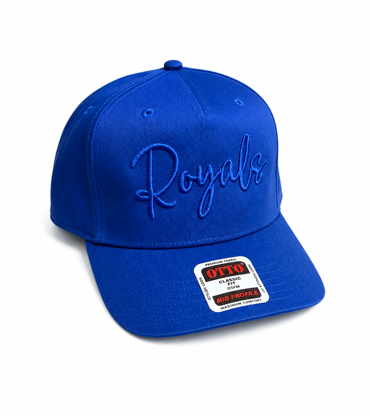 Royals puff canvas structured hat