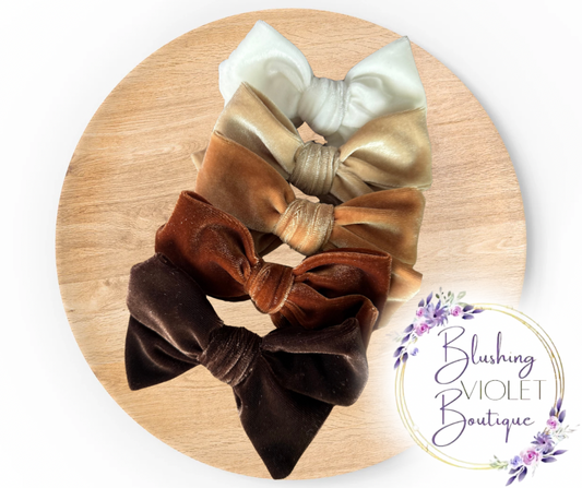 Timeless Tones velvet bows