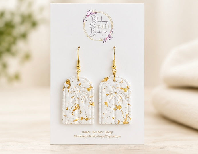 PRE-ORDER Coastal Summer ‘26 DANGLES Clay earrings