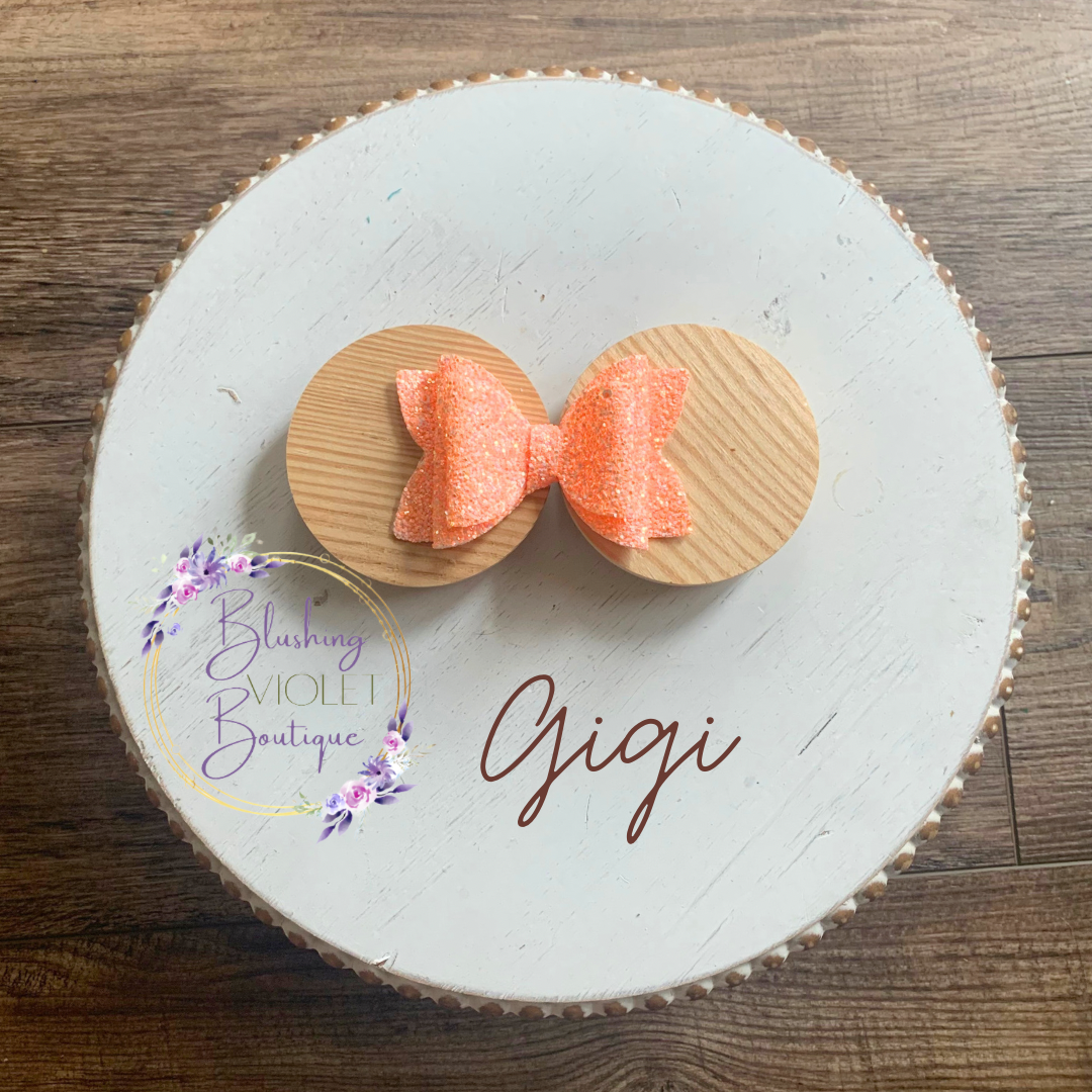 RTS Orange  Neon Glitter