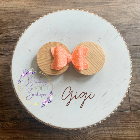 RTS Orange  Neon Glitter