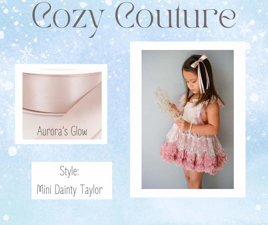 Cozy Couture Satin Bows