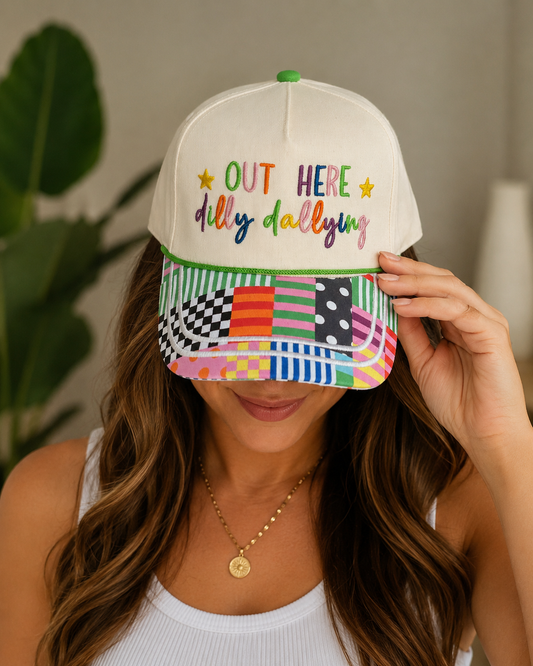 PREORDER Out here dilly dallying puff structures hat